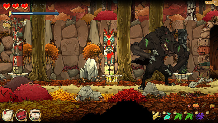 Скриншот из игры Scarlet Hood and the Wicked Wood