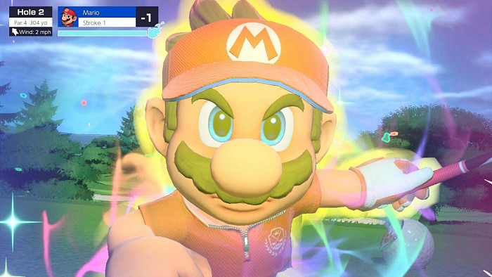 Скриншот из игры Mario Golf: Super Rush