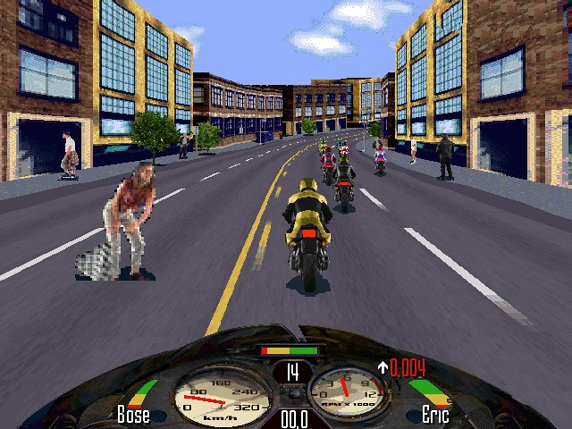 Скриншот из игры Road Rash