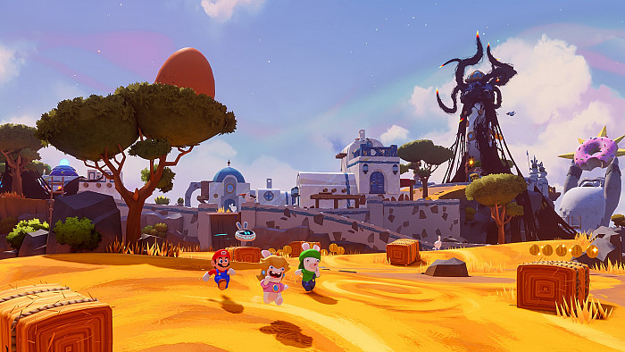 Скриншот из игры Mario + Rabbids Sparks of Hope