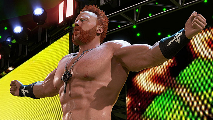 Скриншот из игры WWE 2K22
