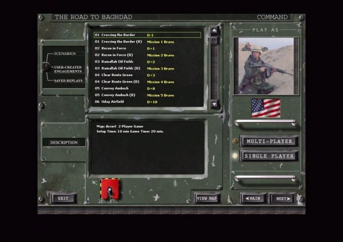 Скриншот из игры Road to Baghdad