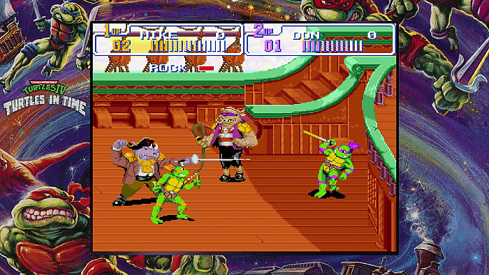 Скриншот из игры Teenage Mutant Ninja Turtles: The Cowabunga Collection