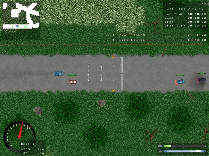 Скриншот из игры Roadclub