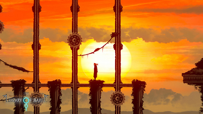 Скриншот из игры The Library of Babel