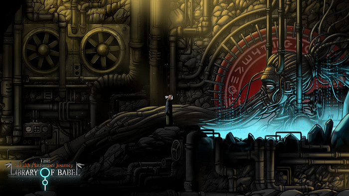 Скриншот из игры The Library of Babel