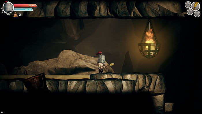 Скриншот из игры Clunky Hero