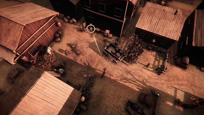 Скриншот из игры Cowboys & Rustlers