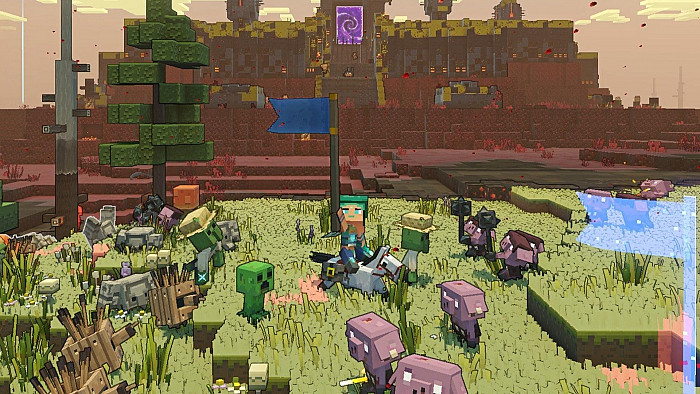 Скриншот из игры Minecraft Legends