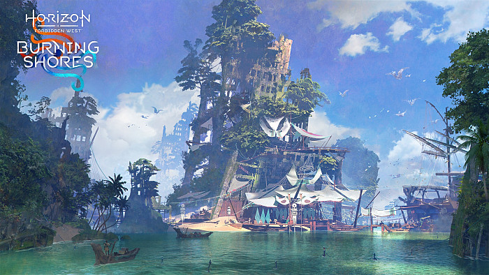 Скриншот из игры Horizon Forbidden West: Burning Shores