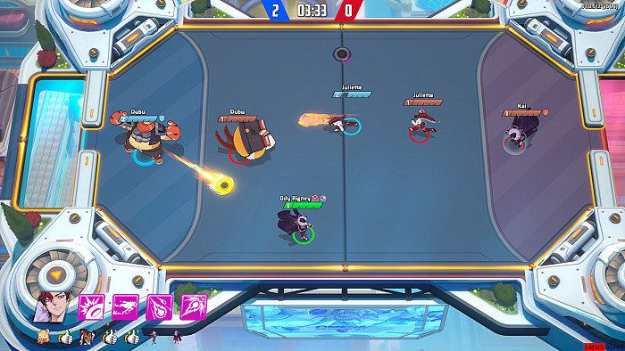 Скриншот из игры Omega Strikers