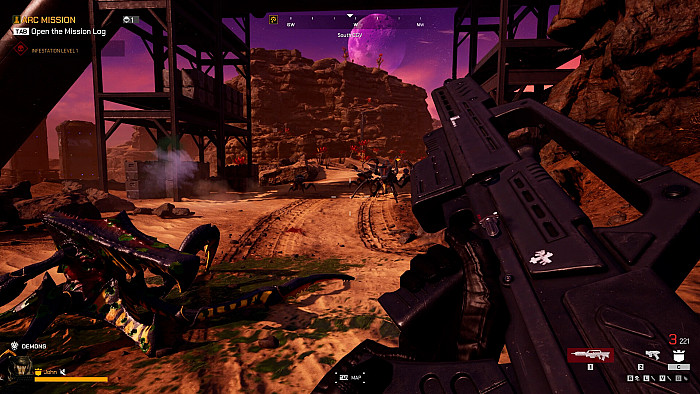 Скриншот из игры Starship Troopers: Extermination