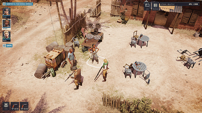 Скриншот из игры Jagged Alliance 3