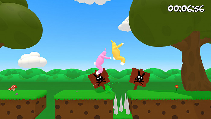 Скриншот из игры Super Bunny Man