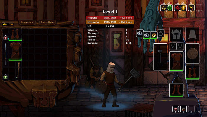 Скриншот из игры Greedventory