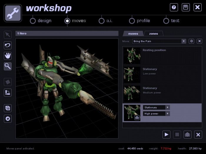 Скриншот из игры RoboForge