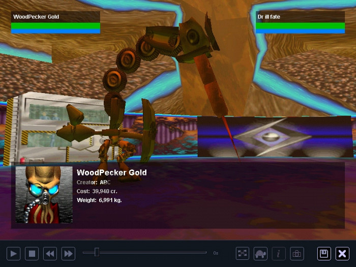 Скриншот из игры RoboForge