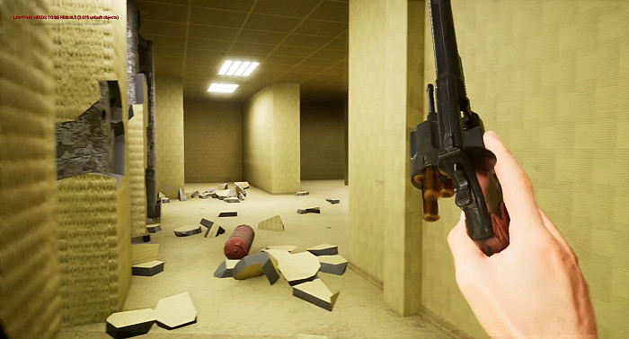 Скриншот из игры Backrooms Break