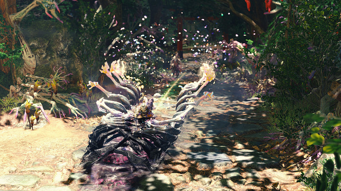 Скриншот из игры Kunitsu-Gami: Path of the Goddess