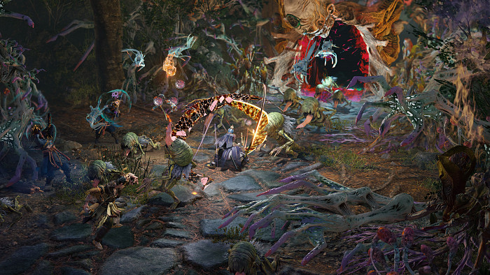 Скриншот из игры Kunitsu-Gami: Path of the Goddess