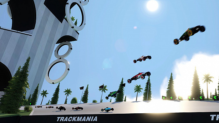 Скриншот из игры TrackMania Remake