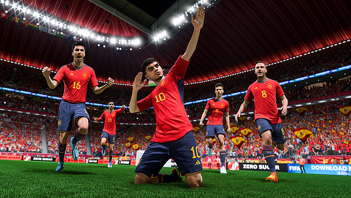 Скриншот из игры FIFA 23