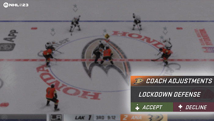 Скриншот из игры NHL 23