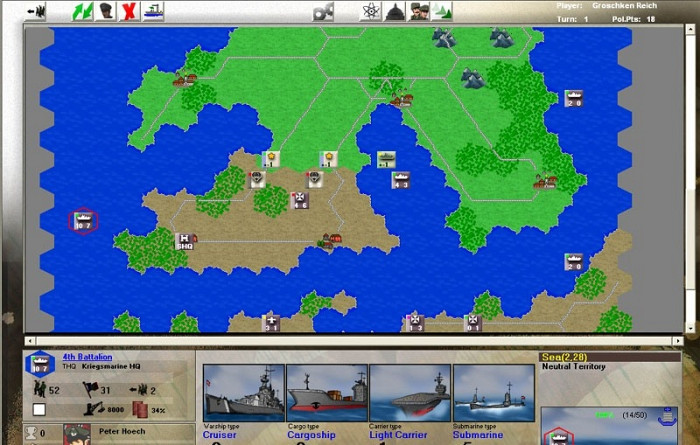 Скриншот из игры People's Tactics