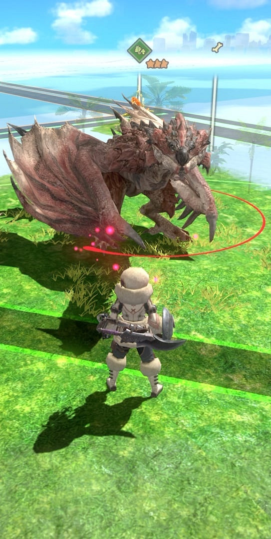 Скриншот из игры Monster Hunter Now