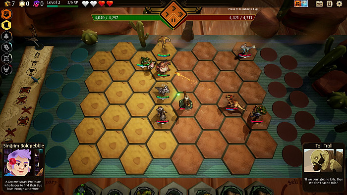 Скриншот из игры Tales & Tactics