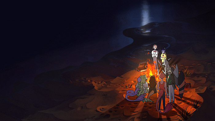 Скриншот из игры Goodbye Volcano High