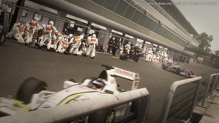 Скриншот из игры F1 2010