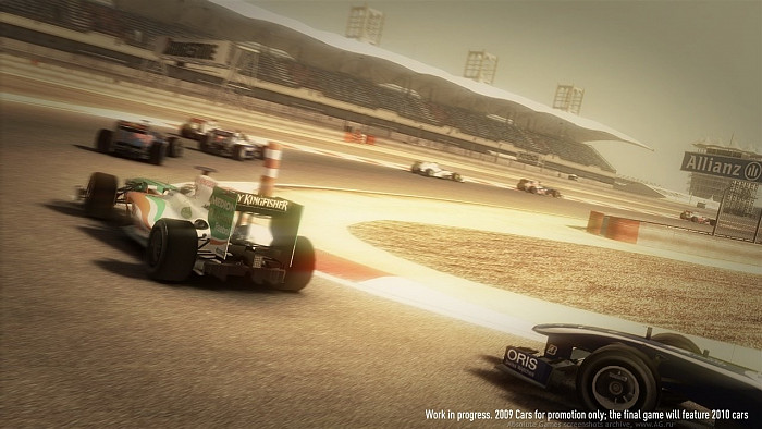 Скриншот из игры F1 2010