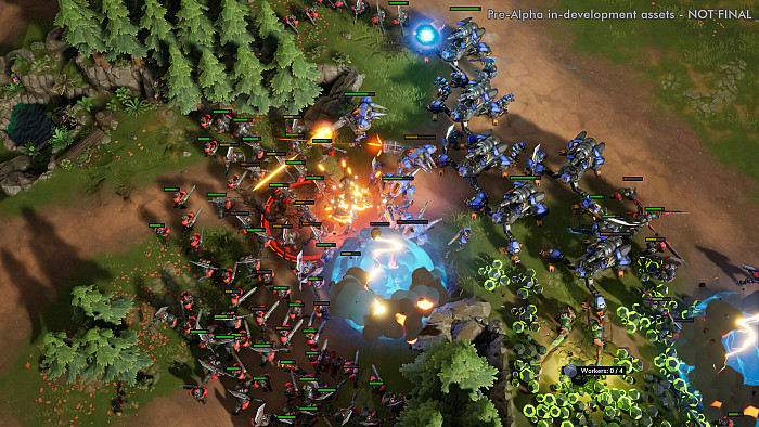 Скриншот из игры Stormgate
