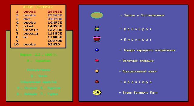 Скриншот из игры Perestroika