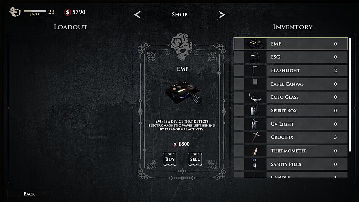 Скриншот из игры Demonologist