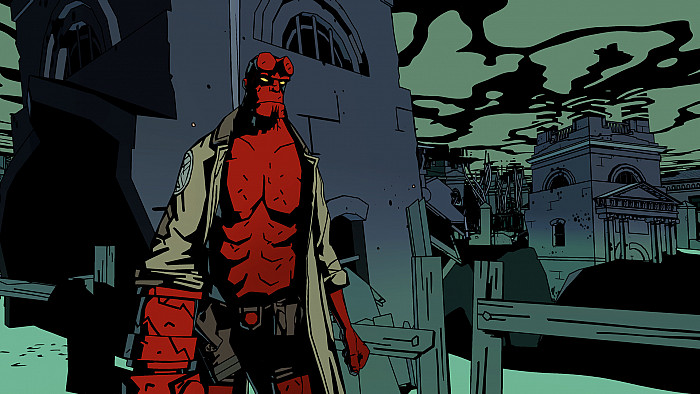 Скриншот из игры Hellboy Web of Wyrd