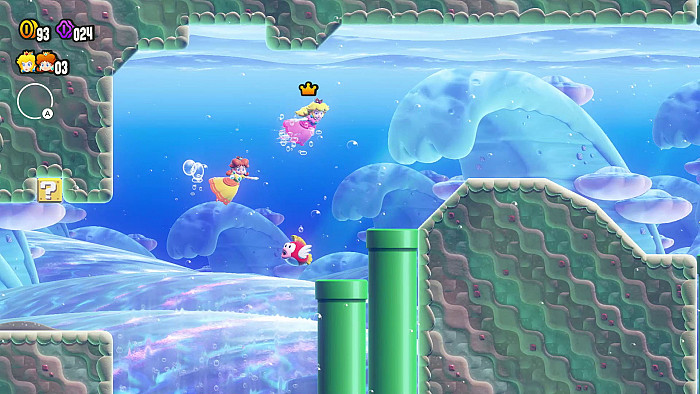 Скриншот из игры Super Mario Bros. Wonder