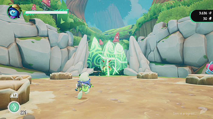 Скриншот из игры The Smurfs 2 - The Prisoner of the Green Stone