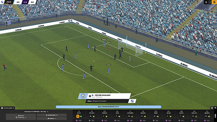 Скриншот из игры Football Manager 2024