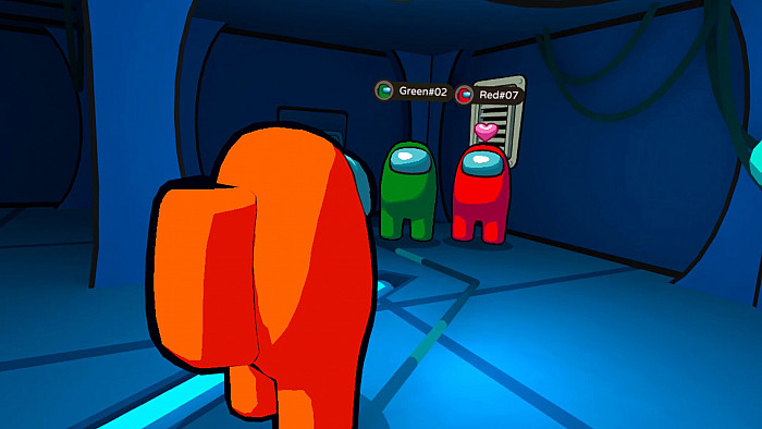 Скриншот из игры Among Us VR