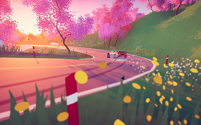 Скриншот из игры art of rally