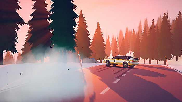 Скриншот из игры art of rally