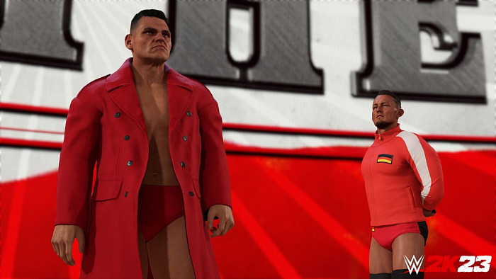 Скриншот из игры WWE 2K23
