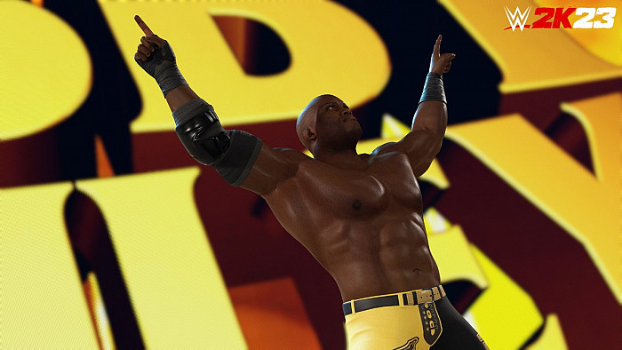 Скриншот из игры WWE 2K23