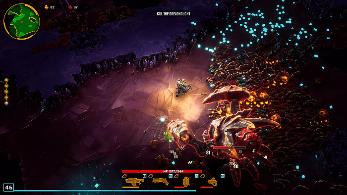 Скриншот из игры Deep Rock Galactic: Survivor