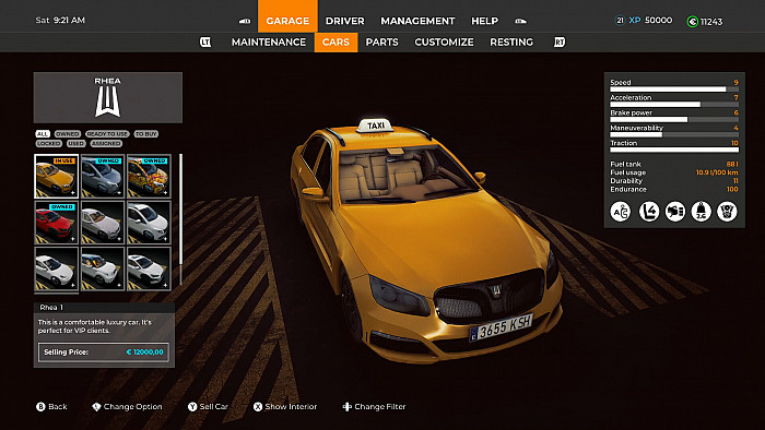 Скриншот из игры Taxi Life: A City Driving Simulator