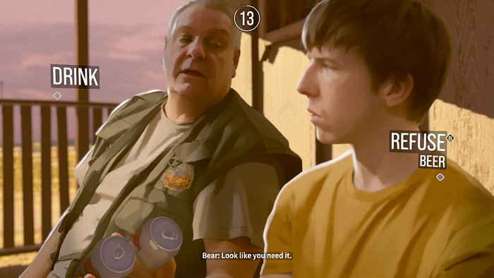 Скриншот из игры As Dusk Falls
