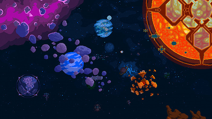 Скриншот из игры Astro Duel 2