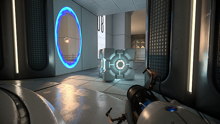 Скриншот из игры Portal with RTX